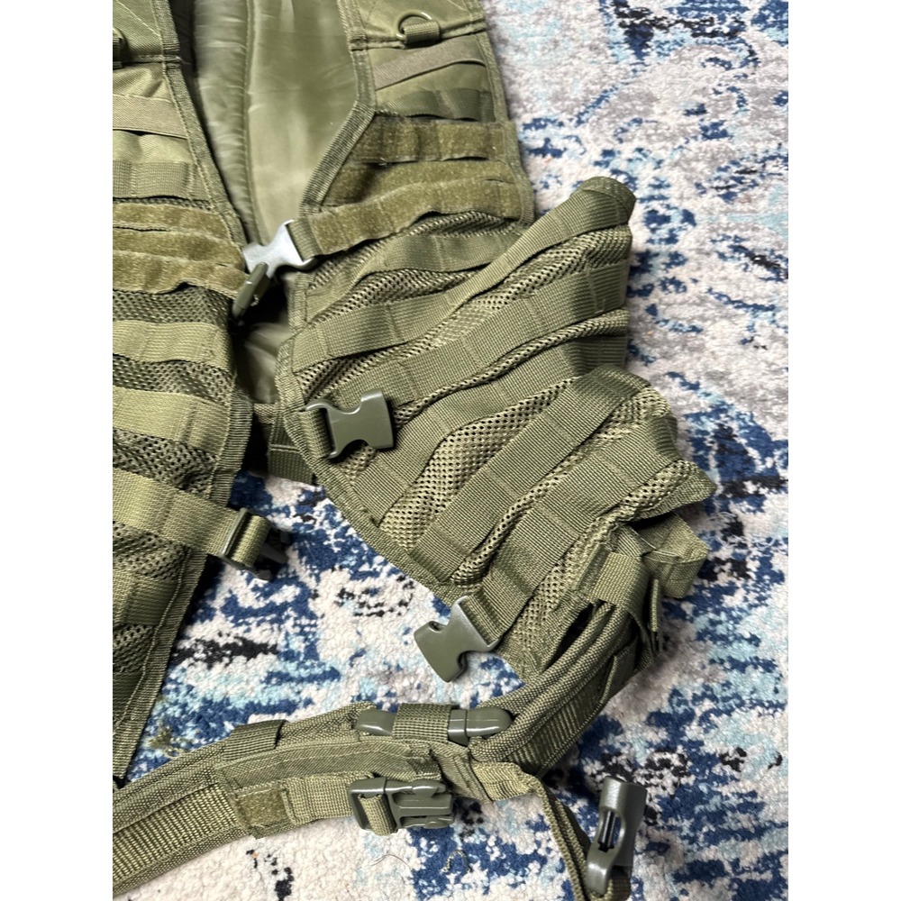 VISM NcSTAR Tactical Modular Vest Olive Drab Green MOLLE Mesh Airsoft Hunting